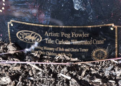COP III | "Carlotta-Illustrated Crane" by Peg Fowler